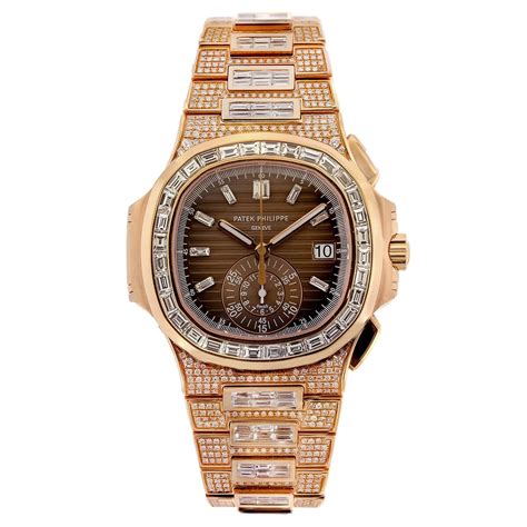 patek philippe sa|patek philippe nautilus full diamond.